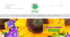 Desktop Screenshot of kernsflorist.com